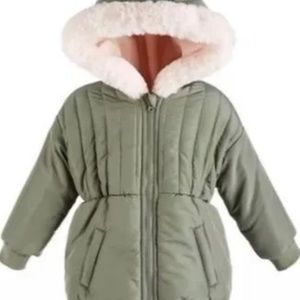 First impressions Artichoke hooded parka. Never Worn with tags.